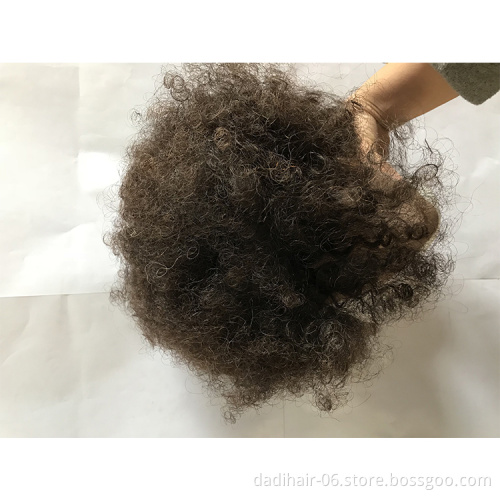 Afro American Cosmetology Mannequin Head 100% Human Hair afro training hair mannequin for practice braiding